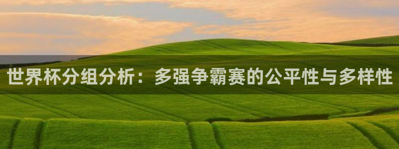 世界杯比赛：世界杯分组分析：多强争霸赛的公平性与多样性